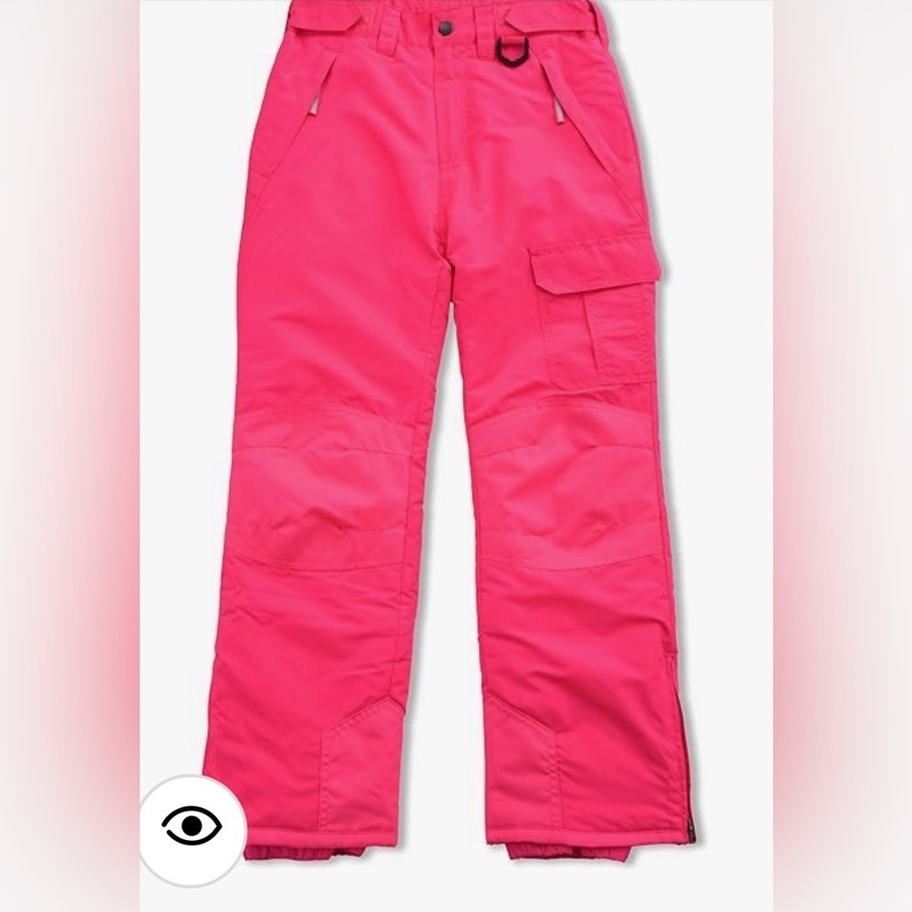 Arctic Quest Water Resistant Insulated Ski & Snow Pants Pink, 10/12 nwt